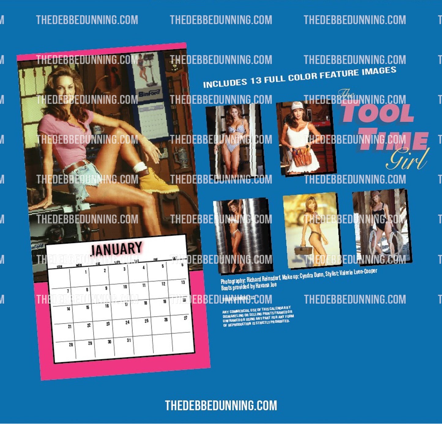 1996/2024 Tool Time Girl Calendar (Signed Collector's Item)